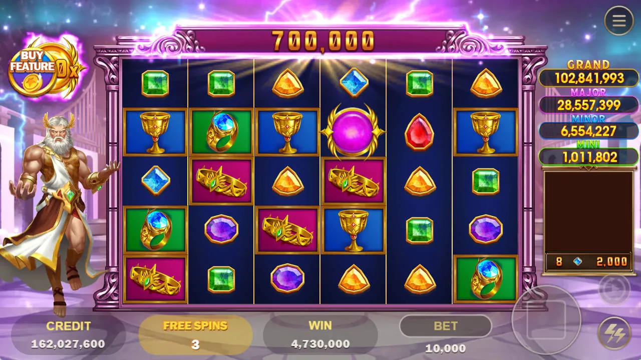 Almighty Zeus Free Game big win screenshot