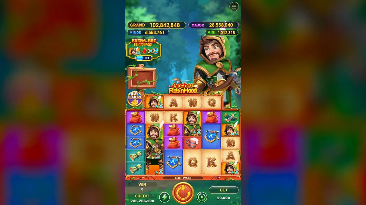 Archer Robin Hood base game screenshot