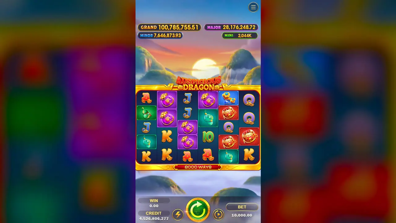 Auspicious Dragon base game screenshot