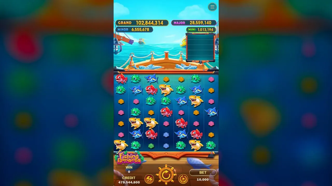 Fishing Bonanza base game screenshot