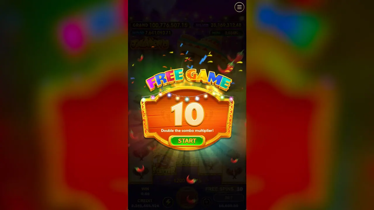 Jalapeno Free Game trigger screenshot