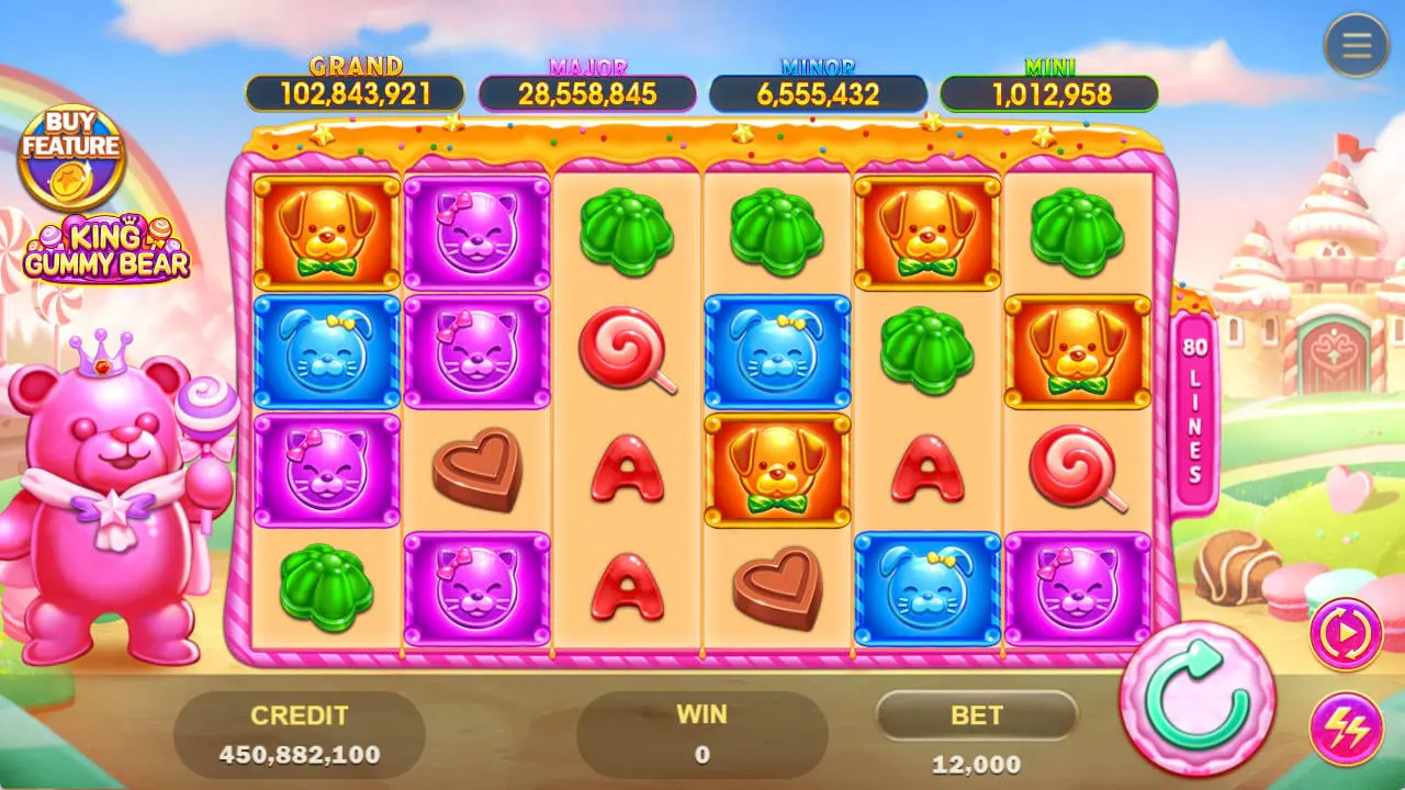King Gummy Bear base game screenshot