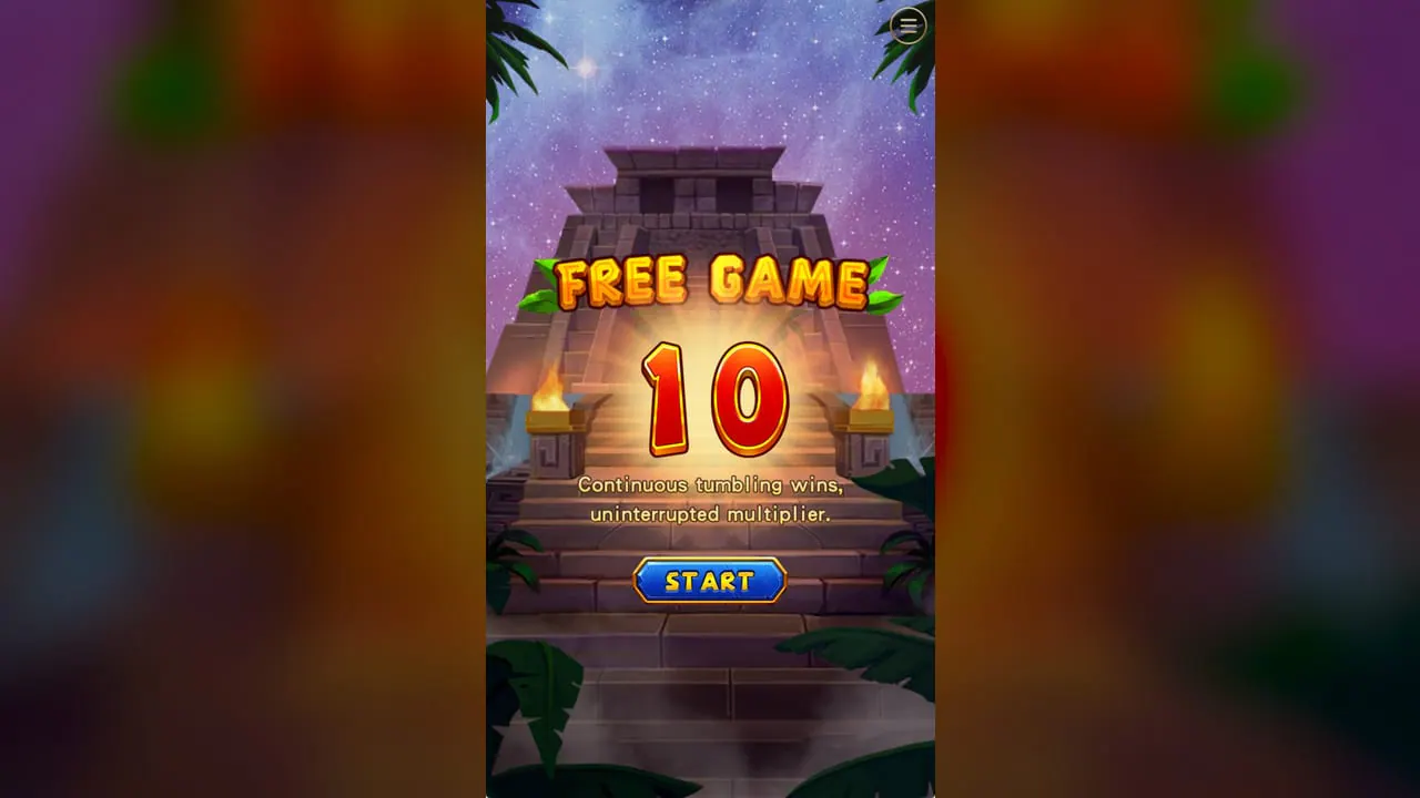 Legend of Aztec Free Game trigger screenshot