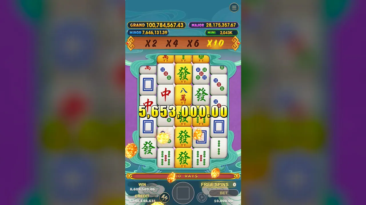 Mahjong Gold 2 Free Game big win screenshot