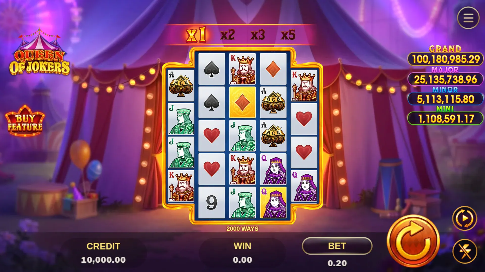 Queen of Jokers base game screenshot