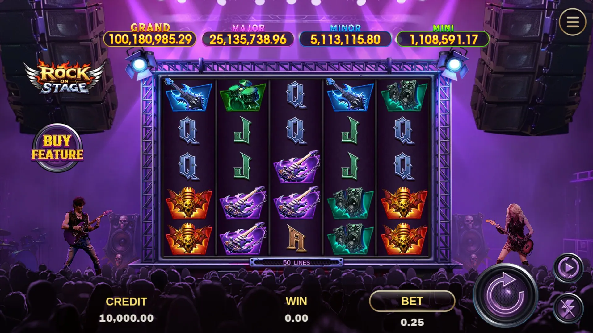 Rock on Stage base game screenshot