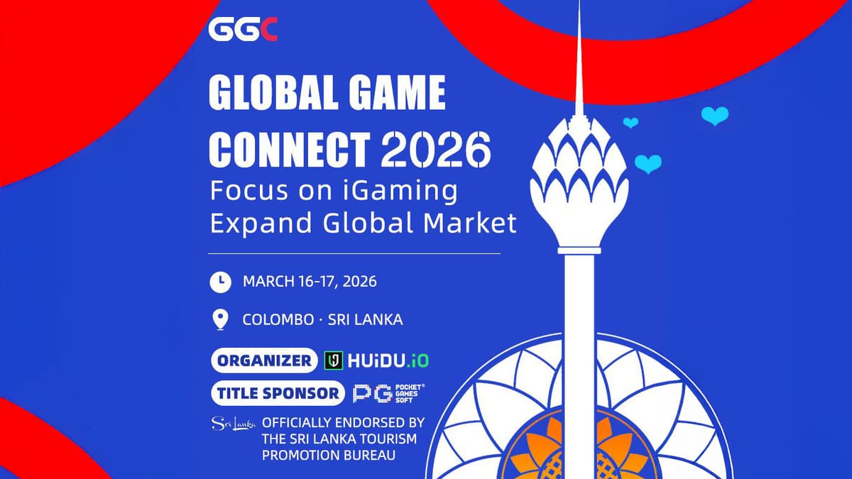 Global Game Connect 2026 poster: March 16–17, 2026, Colombo, Sri Lanka